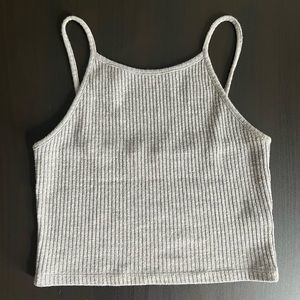 Brandy Melville Grey Halter Tank Top | one size